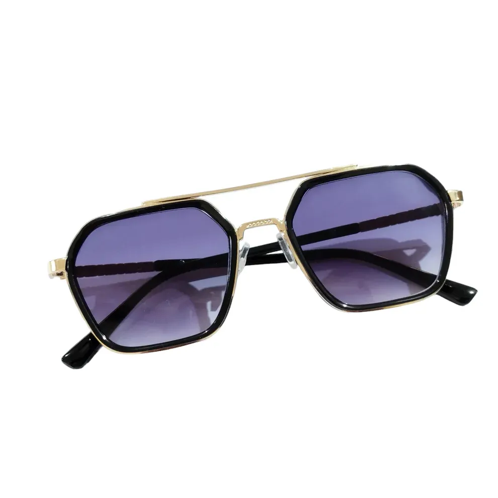 Stylish-Designer-Hexagon-Black-Gold-Sunglasses-3.webp