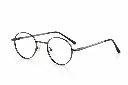 Retro Round Metal Frame - Gunmetal Grey