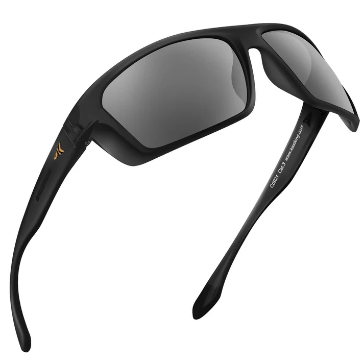 [SG85] EYESafety Black Frame Black Polarized Sunglasses (M)