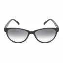 Glamorous Cat Eye Sunglasses | Lightweight TR90 Black Frame | Light Grey Gradient |