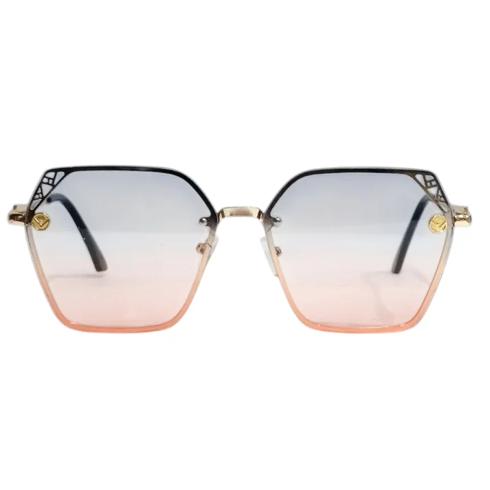 Luxury Designer Sunglasses Blue Pink Gradient
