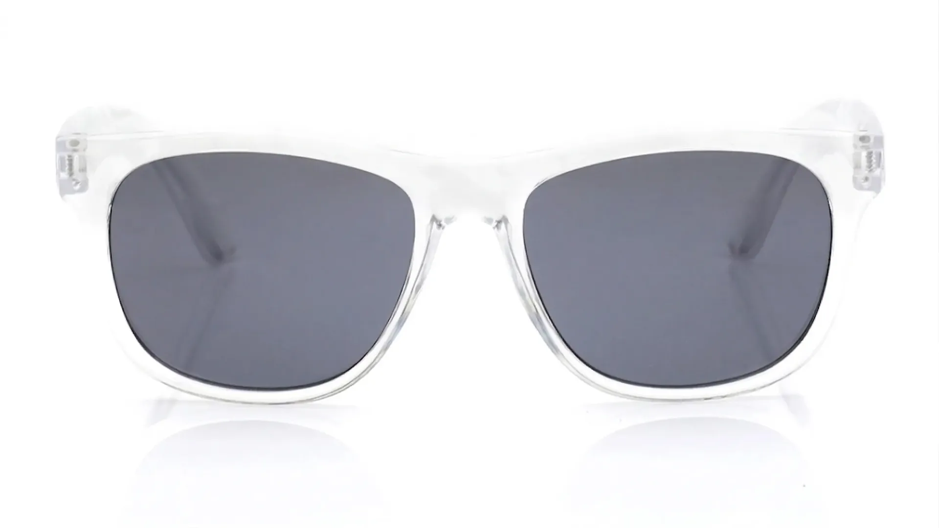Junior Clear Transparent Wayfarer Sunglasses