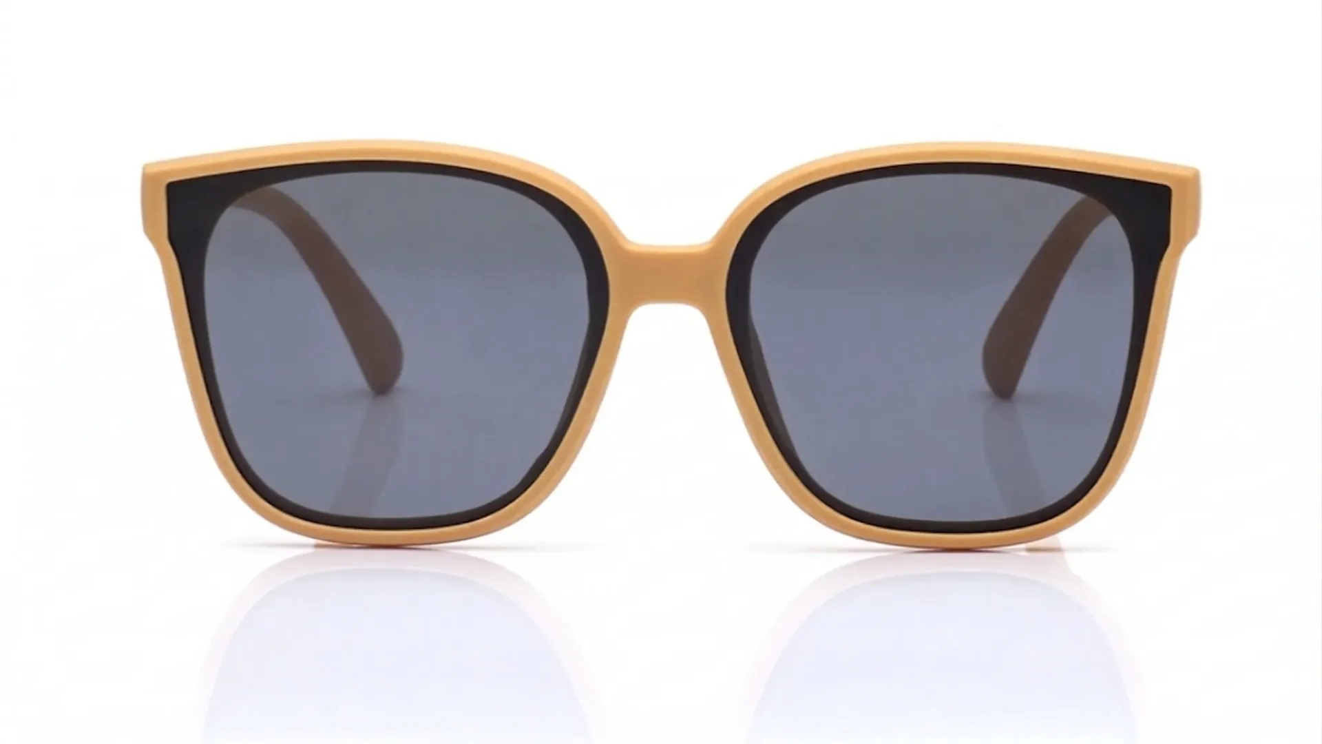 Trendy Two-Tone Square Sunglasses
