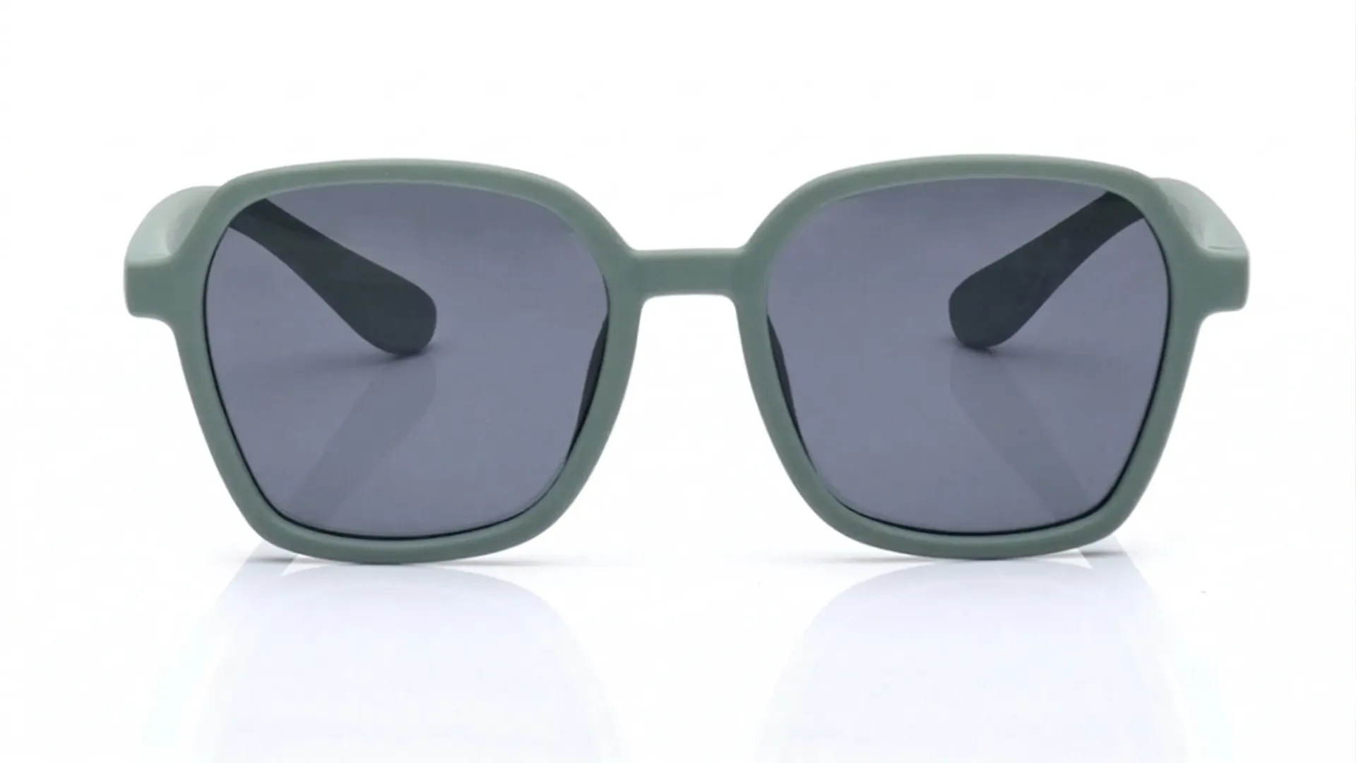 Grey Square Polarized Sunglasses for Kids