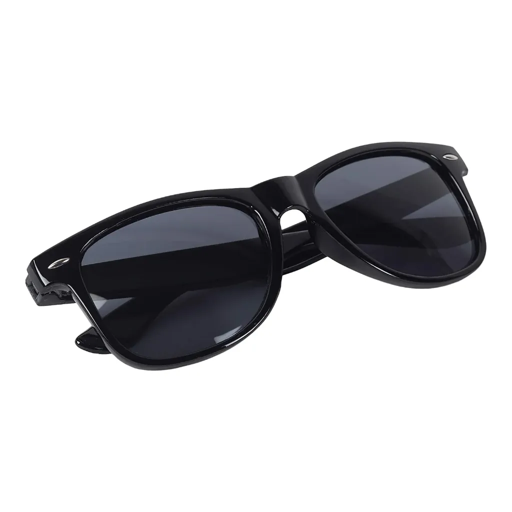 [SG1] BLACK POLARIZED RECTANGLE SUNGLASS (M)