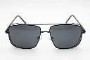 Black Square Aviator Sunglasses, Modern Design
