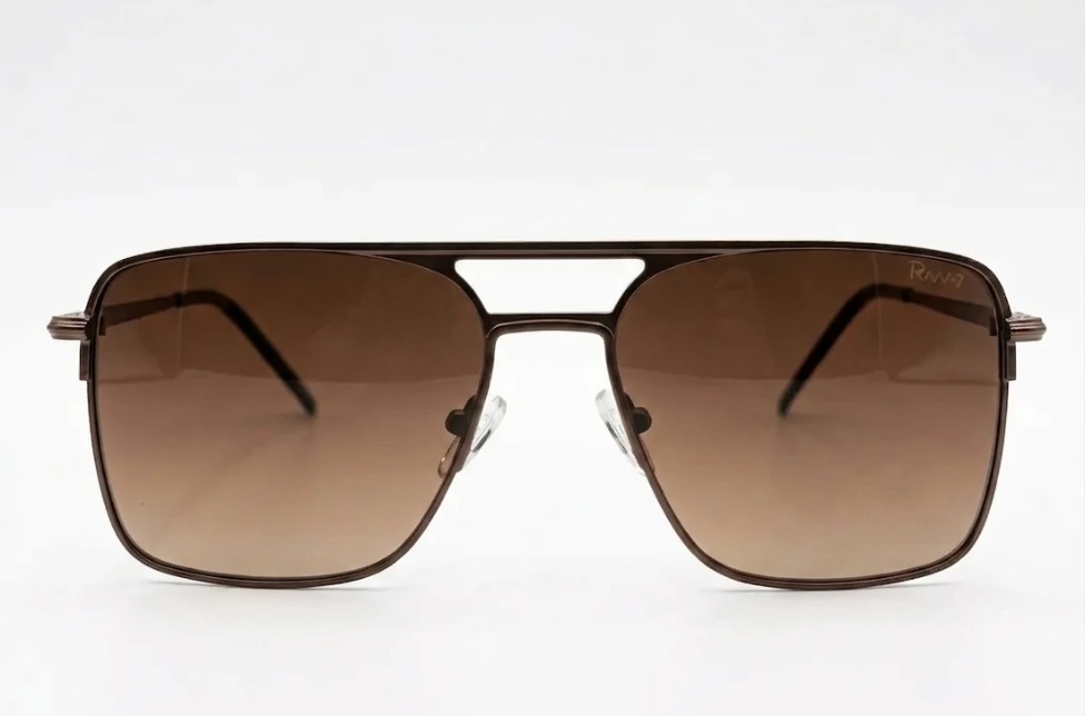 [SG305] Premium Navigator Sunglasses for Men & Women (Brown Gradient Lenses) (M)