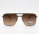 Premium Navigator Sunglasses for Men & Women (Brown Gradient Lenses)