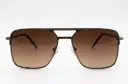 Premium Navigator Sunglasses for Men & Women (Brown Gradient Lenses)