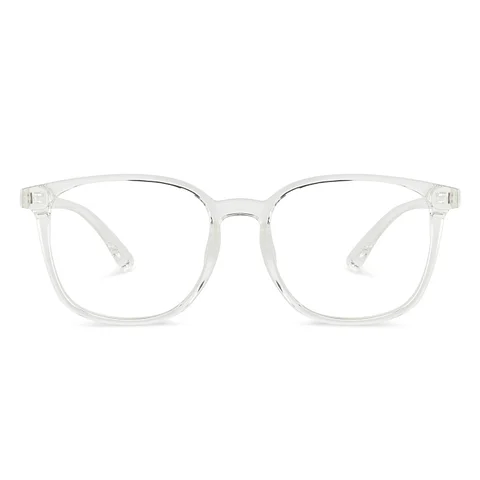 [A235] Full Rim Square Transparent