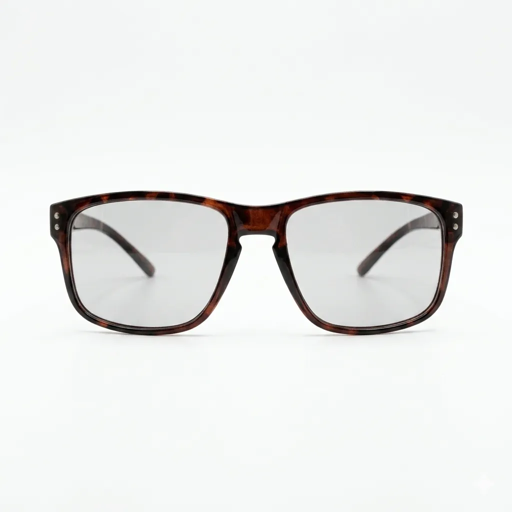 Classic Square Tortoise Brown Sunglasses – Polarized & Photochromic Transitional Lenses