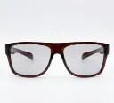 Large Square Brown Tortoise Shell Fashion Sunglasses