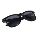 BLACK POLARIZED RECTANGLE SUNGLASS