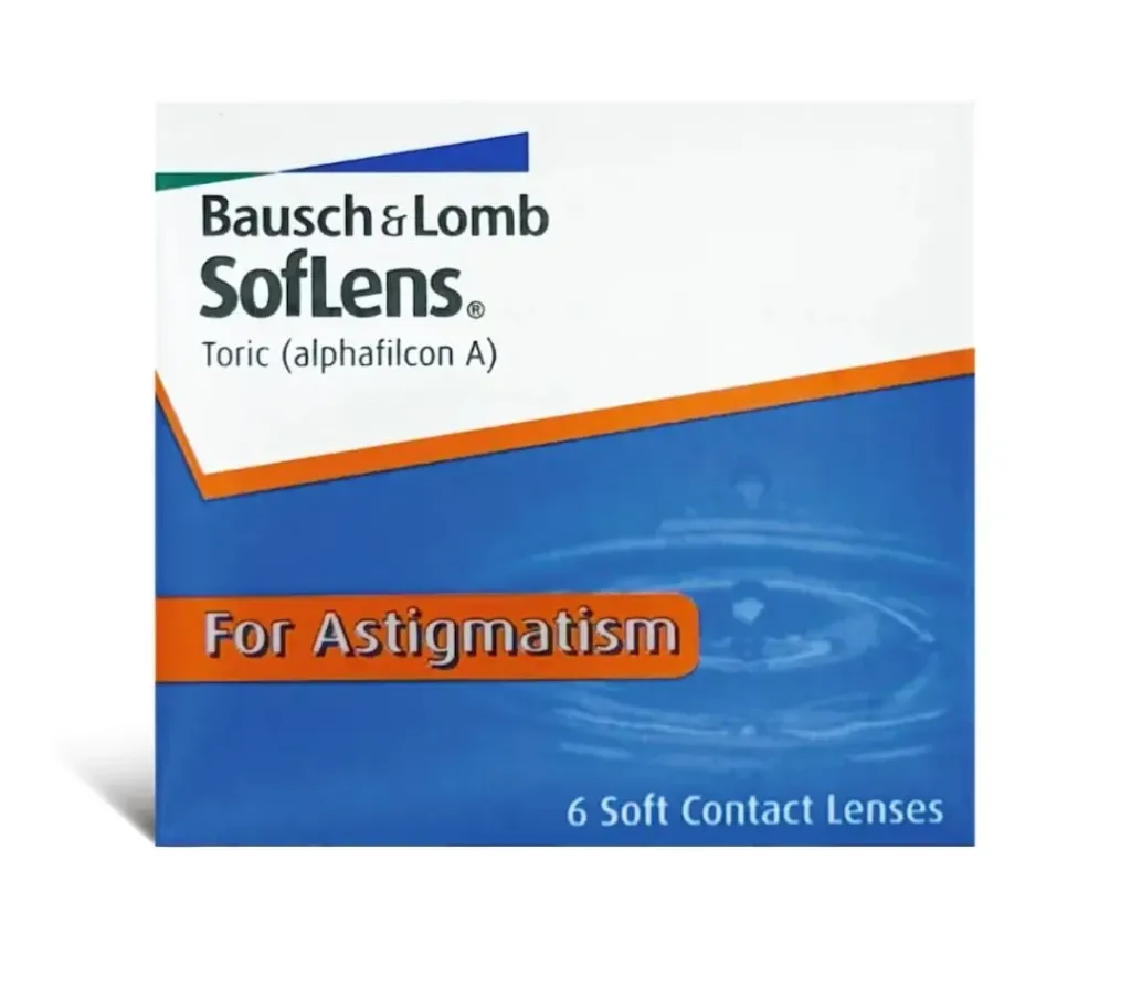 Baush & lomb Toric Monthly Disposable pack of 6 lens