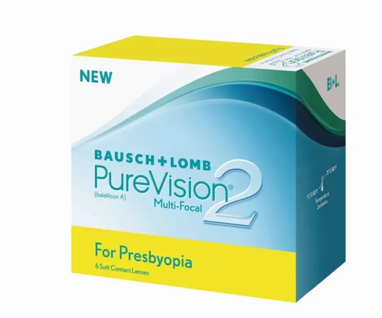 Pure Vision 2 Multifocal Monthly Disposable pack of 6 lens