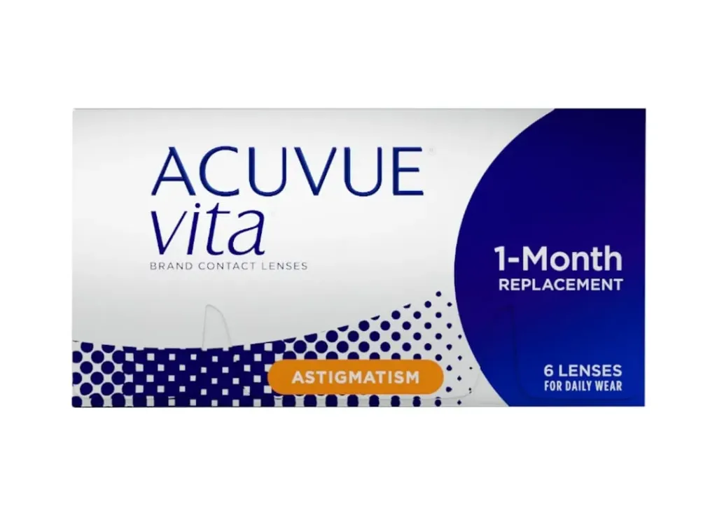 Acuvue Vita Astigmatism Monthly Contact Lens Pack of 6