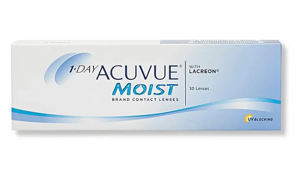 Acuvue Moist Daily Disposable Contact lens Pack of 30