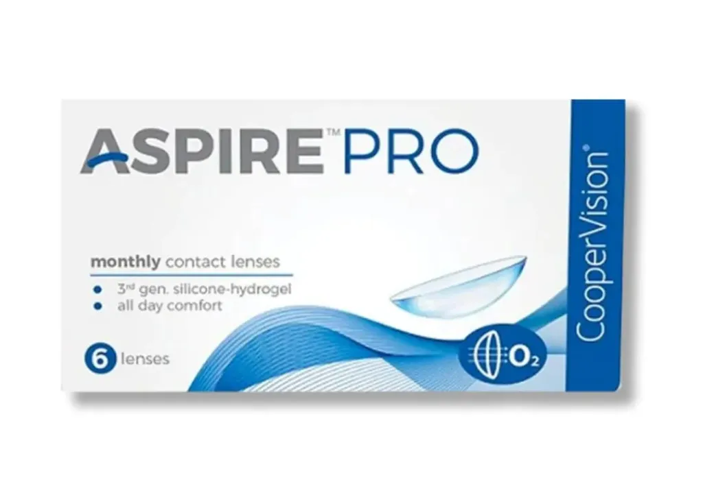 Cooper Vision Aspire Pro Monthly Contact Lens Pack of 6