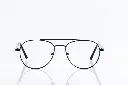 Midnight Aero – Black Aviator Metal Frame
