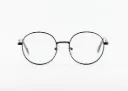 Retro Round Metal Frame - Deep Navy Blue