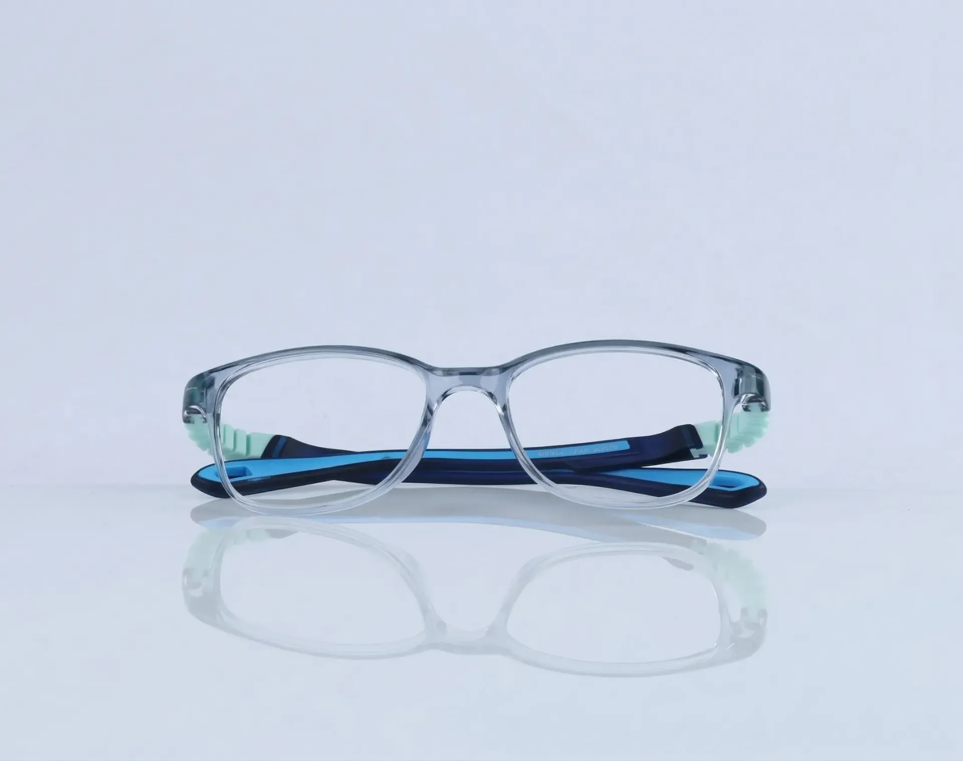 [F27] Flexible Soft Rectangle Frame-Crystal Sky & Marine Blue