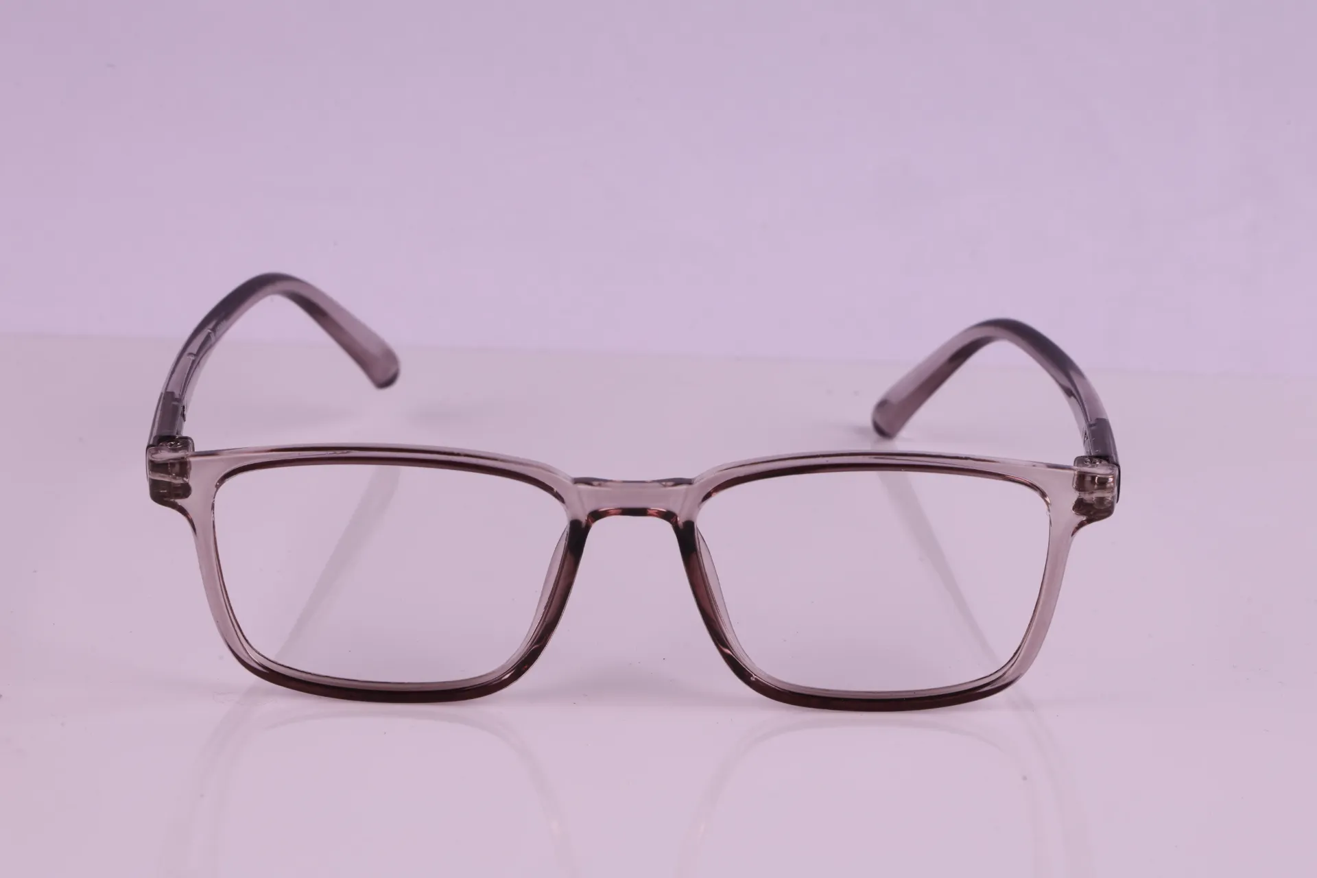 Slim Square Frame Mauve Smoke