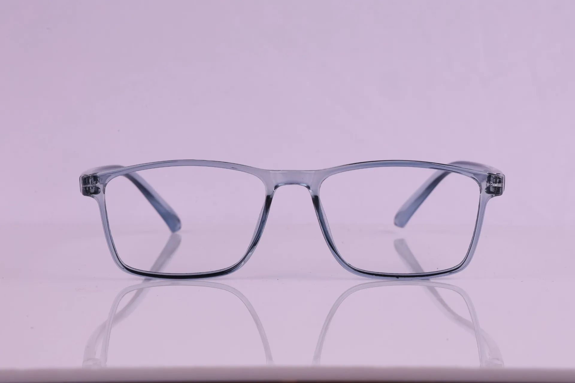 Slim Rectangle Frame in Crystal Azure