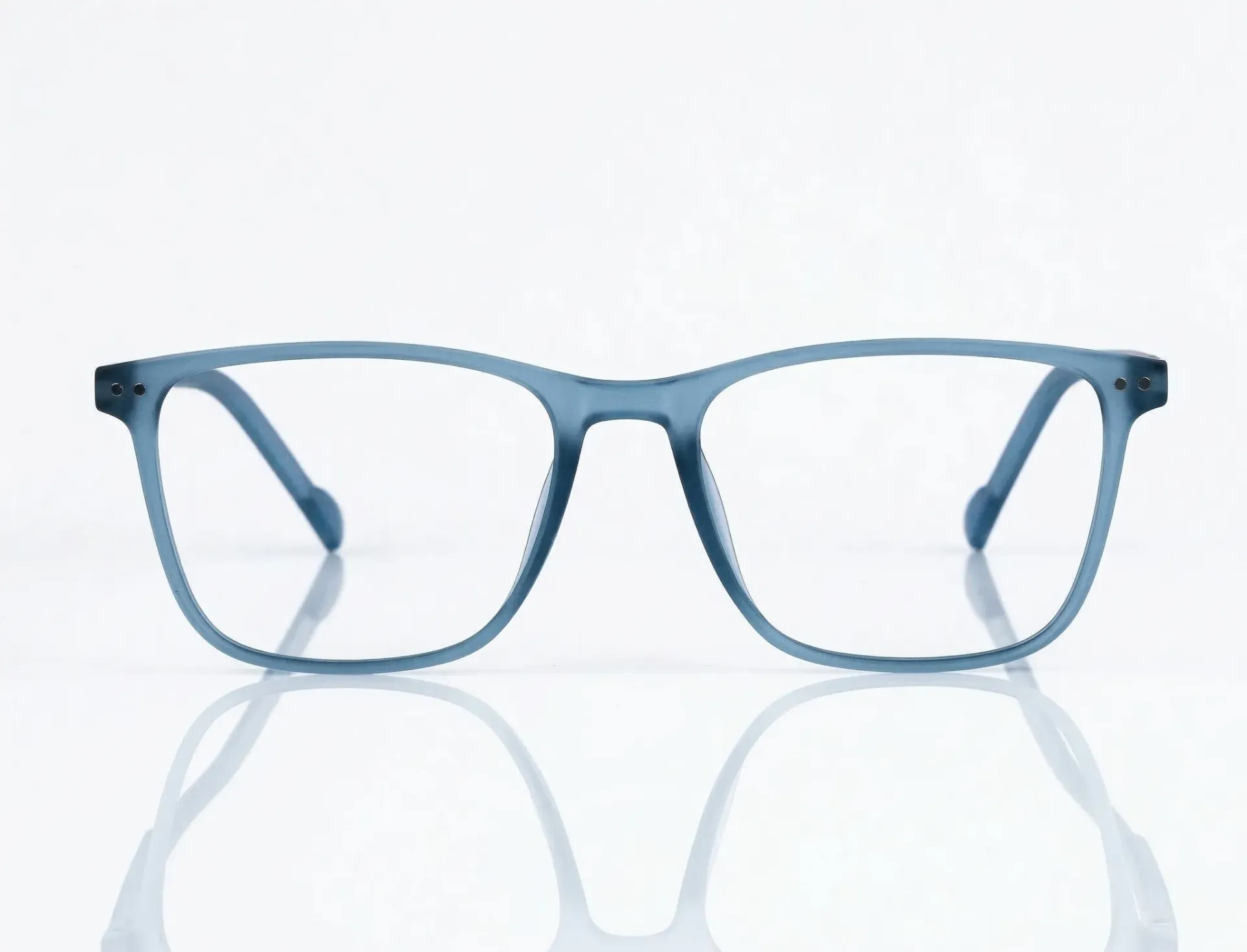 Slim Rectangle Frame in Polished Slate Grey