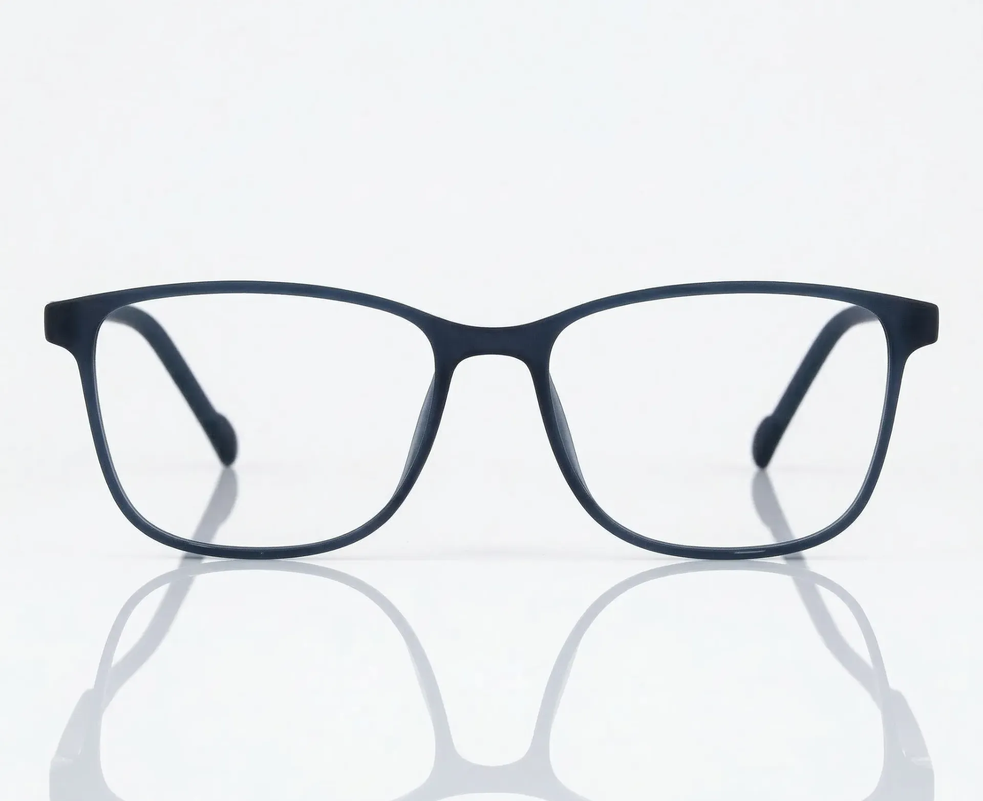 Slim Rectangle Frames in Translucent Steel Grey